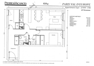 t3 à la vente -   77700  SERRIS, surface 48 m2 vente t3 - UBI430589291